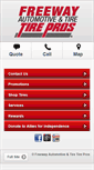 Mobile Screenshot of freewaytire.biz